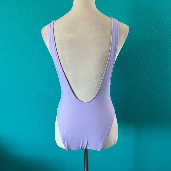 NWT Aerie MTV Birthday Scoop Cheekiest One Piece Swimsuit Swim Beach Size M - Picture 4 of 5